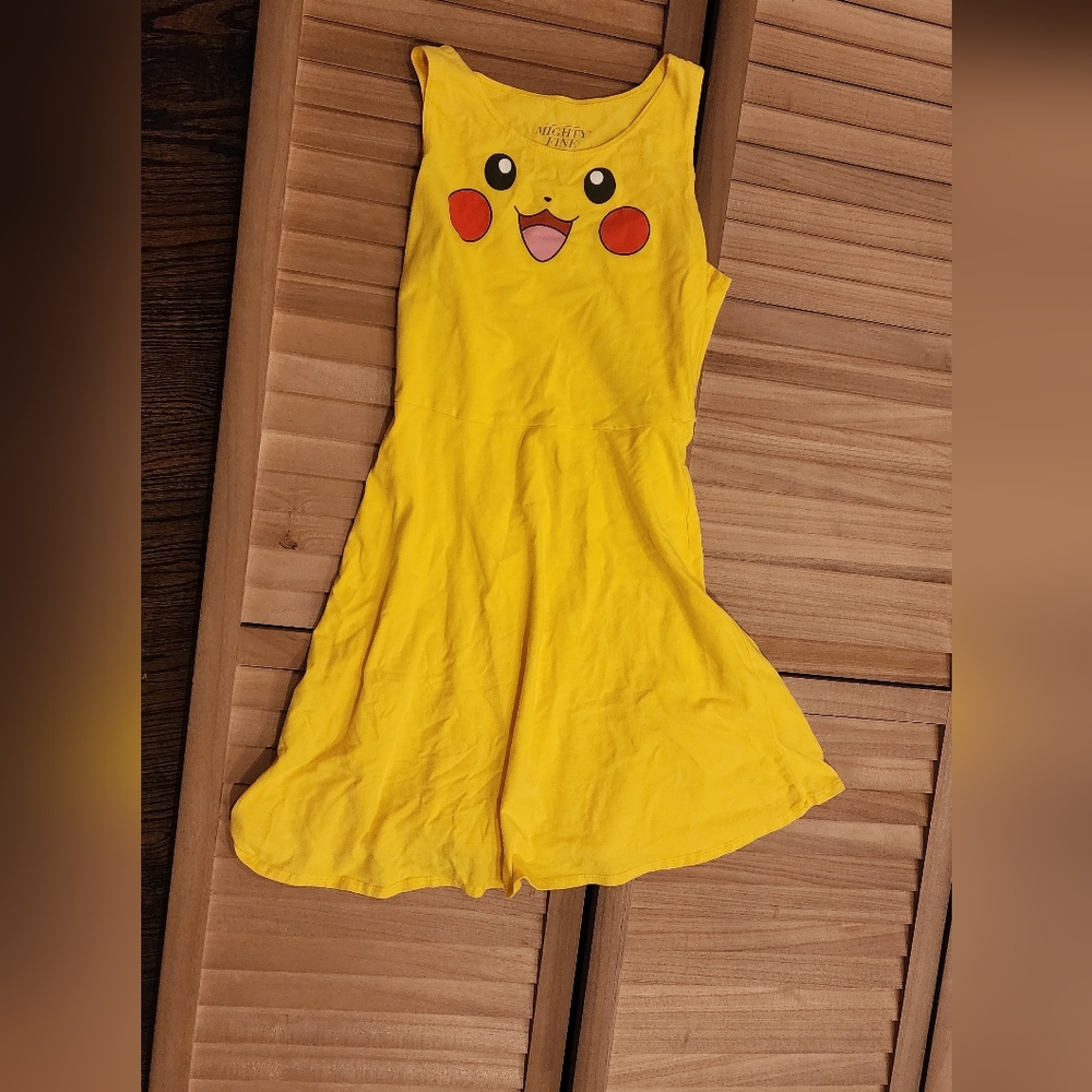 Women's Yellow Pokemon Pikachu Dress